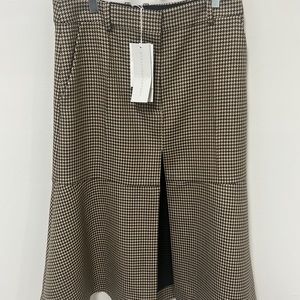 Stella mccartney plaid midi skirt
